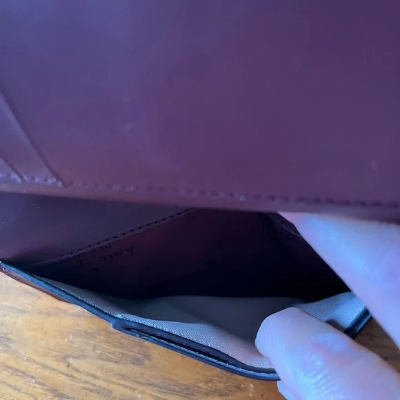 Kate Spade Deep Purple Leather Wallet. EUC - Picture 6 of 8